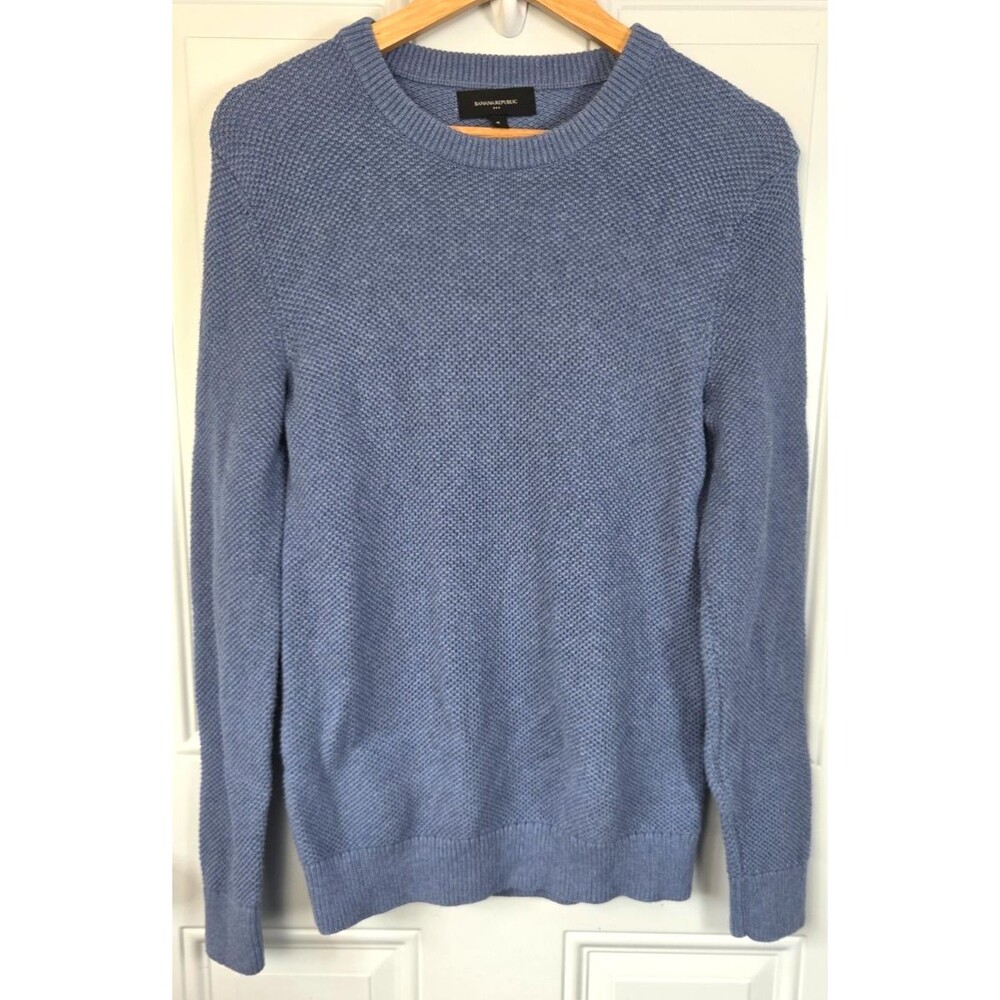 Banana Republic Mens Knit Cotton Pullover Sweater Size S
